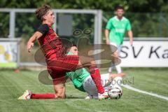 Kreisliga- Saison Saison 2026/27 -  Bernd Noll rot Kasing - Aaron Toski grün Fatih - Foto: Meyer Jürgen