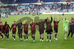 2023_11_11 - 3. Liga - Saison 2023/24 - MSV Duisburg - FC Ingolstadt 04 -  Die Mannschaft bedankt sich bei den Fans -  - XXXXX - Foto: Meyer Jürgen