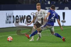 2.BL; FC Schalke 04 - FC Ingolstadt 04; Christian Gebauer (22, FCI) Ouwejan Thomas (2 S04)