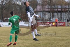 Bezirksliga - Saison 2024/25 - FC Gerolfing - FC Fatih Ingolstadt - Christian Träsch (Nr.3 - FC Gerolfing) - David Meier (Nr.14 - FC Fatih) - Foto: Meyer Jürgen