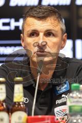 3. Liga; Arminia Bielefeld - FC Ingolstadt 04; Cheftrainer Michael Köllner (FCI) Pressekonferenz Interview