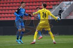 2.BL; Testspiel; FC Ingolstadt 04 - SpVgg Greuther Fürth; zu spät Stefan Kutschke (30, FCI) Thomas Keller (27, FCI) Torwart Linde Andreas (26 Fürth)