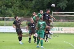 Bezirksliga - Saison 2023/2024 - SV Manching  - SV Sulzemoos - Sebastian Graßl (Nr.10 - SV Manching) - Sami Yasir schwarz Sulzemoos - Foto: Meyer Jürgen