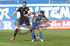 3. Liga - 1. FC Magdeburg - FC Ingolstadt 04 - Zusammenstoß, Stefan Kutschke (30, FCI) Bittroff Alexander (24 Magdeburg)