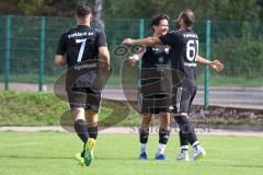 Kreisliga - Saison 2022/2023 - TSV Großmehring - Türk SV Ingolstadt - Der 0:2 Führungstreffer durch Ibrahim Sahin
Schwarz Türk SV Ing. - Jubel -  - Foto: Meyer Jürgen