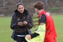 2023_10_21 - Saison 2023/24 - A-Junioren - FC Ingolstadt 04 - TSG 1899 Hoffenheim - Sabrina Wittmann Trainer FCI -  vor dem Spiel -  - Foto: Meyer Jürgen