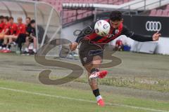 *** Bayernliga Nord - Saison 2025/26 - FC Ingolstadt 04 II - Jahn Regensburg II - Mustafa Özden (Nr.6 - FC Ingolstadt II) - XXXXX - Foto: Meyer Jürgen