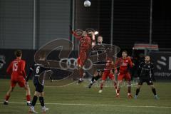 2023_11_24 - Bayernliga Nord - Saison 2023/24 - FC Ingolstadt 04 II - DJK Gebenbach - Davide Sekulovic
rot FCI - Marco Geier schwarz Gebenbach - Foto: Meyer Jürgen