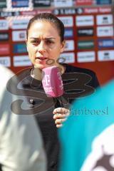 3. Liga; FC Ingolstadt 04 - FC Hansa Rostock; Interview Cheftrainerin Sabrina Wittmann (FCI)