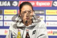 3. Liga; MSV Duisburg - FC Ingolstadt 04; Pressekonferenz Interview Cheftrainerin Sabrina Wittmann (FCI)