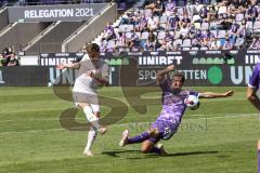 Relegation 2 - VfL Osnabrück - FC Ingolstadt 04 - Dennis Eckert Ayensa (7, FCI) Trapp Maurice (18 VfL)