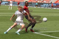 3.Liga - Saison 2022/2023 - FC Ingolstadt 04 -  1. FC Saarbrücken - Moussa Doumbouya (Nr.27 - FCI) - Foto: Meyer Jürgen