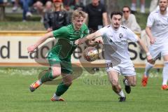 Landesliga - Saison 2024/25 - SV Manching - FC Kempten - Rainer Meisinger (Nr.8 - SV Manching) - Miroci Dugajin weiss Kempten  - Foto: Meyer Jürgen