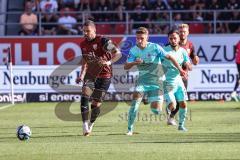 3. Liga; FC Ingolstadt 04 - TSV 1860 München; Pascal Testroet (37, FCI) Guttau Julian (7 TSV)