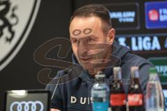 3. Liga; FC Ingolstadt 04 - MSV Duisburg; Pressekonferenz Interview Cheftrainer Dietmar Hirsch (MSV)