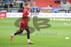 3. Liga; FC Ingolstadt 04 - 1. FC Saarbrücken; vor dem Spiel Torwart David Klein (47, FCI)
