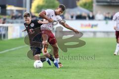 Toto Pokal; TSV Landsberg - FC Ingolstadt 04; Marcel Costly (22, FCI) Zweikampf Kampf um den Ball, Pittrich, Kilian 21