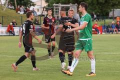 Testspiel - 2. Bundesliga - VfB Eichstätt - FC Ingolstadt 04 - Tor Jubel Fatih Kaya (9, FCI) mit Ilmari Niskanen (22, FCI) Merlin Röhl (34, FCI) Marcel Gaus (19, FCI)