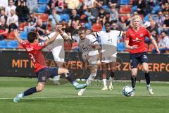 3. Liga; SpVgg Unterhaching - FC Ingolstadt 04; Torchance Pascal Testroet (37, FCI) Schifferl Raphael (37 SpVgg) Lamby Max (3 SpVgg)