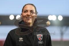 3. Liga; FC Ingolstadt 04 - MSV Duisburg; vor dem Spiel Cheftrainerin Sabrina Wittmann (FCI)