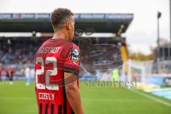 3.Liga - Saison 2022/2023 - TSV 1860 München - FC Ingolstadt 04 - Marcel Costly (Nr.22 - FCI) beim Eckball - Foto: Meyer Jürgen