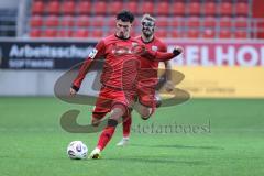 3. Liga; FC Ingolstadt 04 - Rot-Weiss Essen; Davide Sekulovic (33, FCI) Yannick Deichmann (20, FCI)