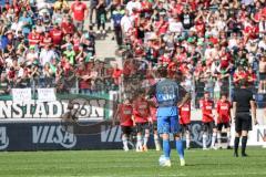 2.BL; Hannover 96 - FC Ingolstadt 04; 2:1 Tor enttäuscht Valmir Sulejmani (33, FCI) Andreas Poulsen (2, FCI) hinten jubeld Hannover