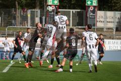 3. Liga - Saison 2026/27 - Victoria Köln - FC Ingolstadt 04  - Jonas Scholz (Nr.15 - FCI) - Lars Lokotsch (Nr.13 - FCI) - Foto: Meyer Jürgen