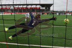 AUDI - Schanzer Amateurcup - Finale -  2026  - SV Hundszell - SV Denkendorf - Stjepen Lucic TW Denkendorf - Leon Drees weiss Hundszell - Foto: Meyer Jürgen