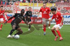 3.Liga - Saison 2022/2023 - Hallersche FC - FC Ingolstadt 04 - Moussa Doumbouya (Nr.27 - FCI) -  - Foto: Meyer Jürgen