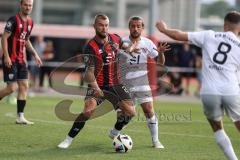 Testspiel ; 3. Liga; FC Ingolstadt 04 - VfR Mannheim; Zweikampf Kampf um den Ball Yannick Deichmann (20, FCI)