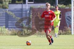 A - Junioren Bundesliga -  Saison 2023/2024 - FC Ingolstadt 04 - FSV Mainz 05 - Luca Lechner rot FCI - Foto: Meyer Jürgen