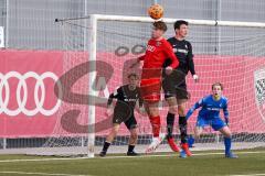 A - Junioren Bundesliga Süd/Südwest -  Saison 2021/2022 - FC Ingolstadt 04 - SC Freiburg - Johannes Birkl (#25 FCI) - Foto: Meyer Jürgen