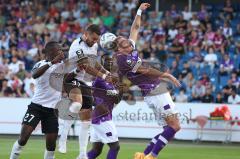 3.Liga - Saison 2022/2023 - VFL Osnabrück - FC Ingolstadt 04 - Pascal Testroet (Nr.37 - FCI) - Konjuhi Valdrin (Nr.7 - Fc Ingolstadt 04 II) - Foto: Meyer Jürgen