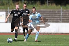 2. Fußball-Liga - Frauen - Saison 2023/2024 - FC Ingolstadt 04 - SG 99 Andernach -Leonie Wäschenbach (Nr.17 - Andernach) - Nina Penzkofer (Nr.29 - FCI Frauen) -  - Foto: Meyer Jürgen