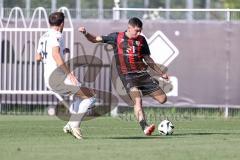 Testspiel ; 3. Liga; FC Ingolstadt 04 - VfR Mannheim; Ognjen Drakulic (30, FCI) Zweikampf Kampf um den Ball Schuß