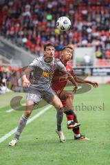 3. Liga; FC Ingolstadt 04 - SSV Jahn Regensburg; Zweikampf Kampf um den Ball Marcel Costly (22, FCI) Stolze Sebastian (22 SSV)