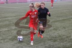 Frauen - Bayernliga - U17 - B-Junioren -  FC Ingolstadt 04 II - FC Forstern - Anna Dietrich rot FCI - Greiner Alicia schwarz Forstern -  Foto: Meyer Jürgen