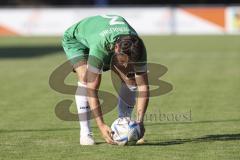 Kreisliga - Saison 2023/2024 - FC Gerolfing - Türk SV Ingolstadt - Christian Träsch grün Gerolfing - Foto: Meyer Jürgen