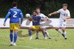 Kreisklasse -  Saison 2023/2024 - TSV Ingolstadt Nord - TSV Großmehring - Fabian Risch weiss Großmehring - Abderahim Zerbane blau Ing Nord - Foto: Meyer Jürgen