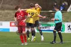 Kreisklasse - Saison 2023/24 -  SV Zuchering - TSV Lichtenau - Peer Wittmer gelb Lichtenau schiesst den 0:1 Führungstreffer - jubel - Foto: Meyer Jürgen