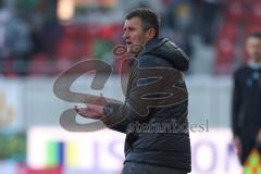 2024_1_20 - 3. Liga - Saison 2023/24 - HallescherFC - FC Ingolstadt 04 -  - Cheftrainer Michael Köllner (FC Ingolstadt 04) - XXXXX - Foto: Meyer Jürgen