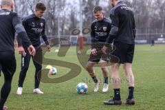 2.BL; FC Ingolstadt 04 - Trainingsstart nach Winterpause, Neuzugänge, Dennis Eckert Ayensa (7, FCI) Florian Pick (FCI) Marcel Gaus (19, FCI)
