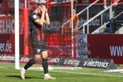 3. Liga - Saison 2024/25 - FC Ingolstadt 04 - SV Wehen Wiesbaden - David Kopacz (Nr.29 - FCI) - enttäuscht- Foto: Meyer Jürgen