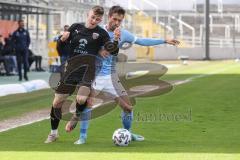 Toto Pokal - TSV 1860 München - FC Ingolstadt 04 - Patrick Sussek (37, FCI) Lex Stefan (7, 1860) Zweikampf