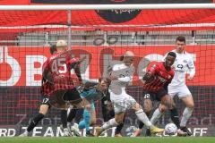 3. Liga; FC Ingolstadt 04 - 
VfB Oldenburg; Torchance Starke Manfred (6 VfB) Donald Nduka (42, FCI) Thomas Rausch (45, FCI) Calvin Brackelmann (17, FCI) Torwart Markus Ponath (40, FCI)