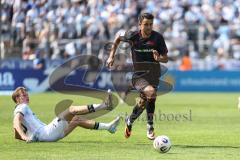 3. Liga; TSV 1860 München - FC Ingolstadt 04; Fredrik Carlsen (8, FCI) Steinkötter Justin (9 TSV)