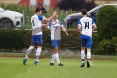 Bezirksliga - Saison 2023/2024 - TSV Gaimersheim - TSV Rohrbach  - Der 0:2 Führungstreffer durch Thomas Schwarzmeier weiss Rohrbach - jubel - Foto: Meyer Jürgen
