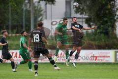 Bezirksliga - Saison 2023/2024 - SV Manching  - SV Sulzemoos - Simon Berger (Nr.5 - SV Manching) - Sami Yasir schwarz Sulzemoos - Foto: Meyer Jürgen
