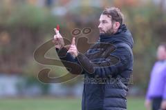 2023_11_12 - Bezirksliga - Saison 2023/24 - TSV Gaimersheim - SK Srbija München - Trainer Manfred Kroll (Gaimersheim) - XXXXX - Foto: Meyer Jürgen